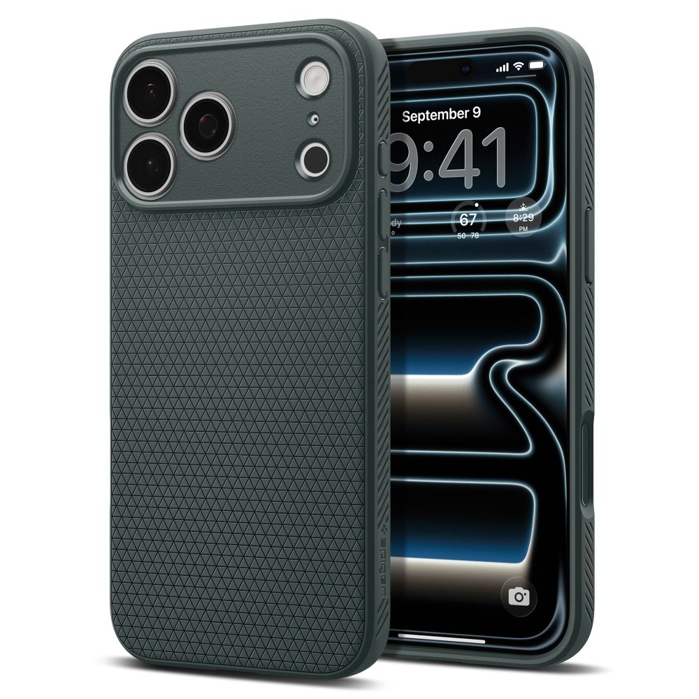 Spigen Liquid Air iPhone 17 Pro Max Vert Abysse