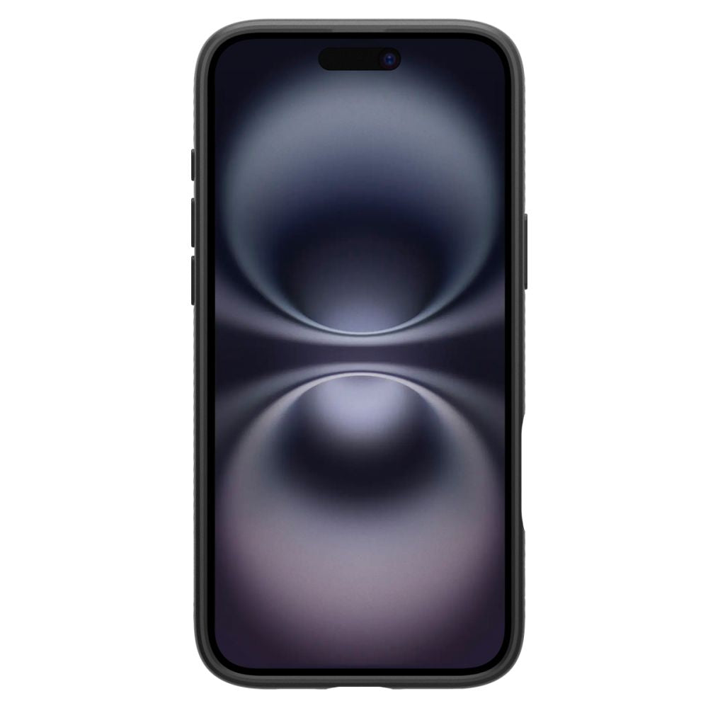 Spigen Liquid Air iPhone 16 Matte Black - phone case - alternate view 3 | Mobilrise
