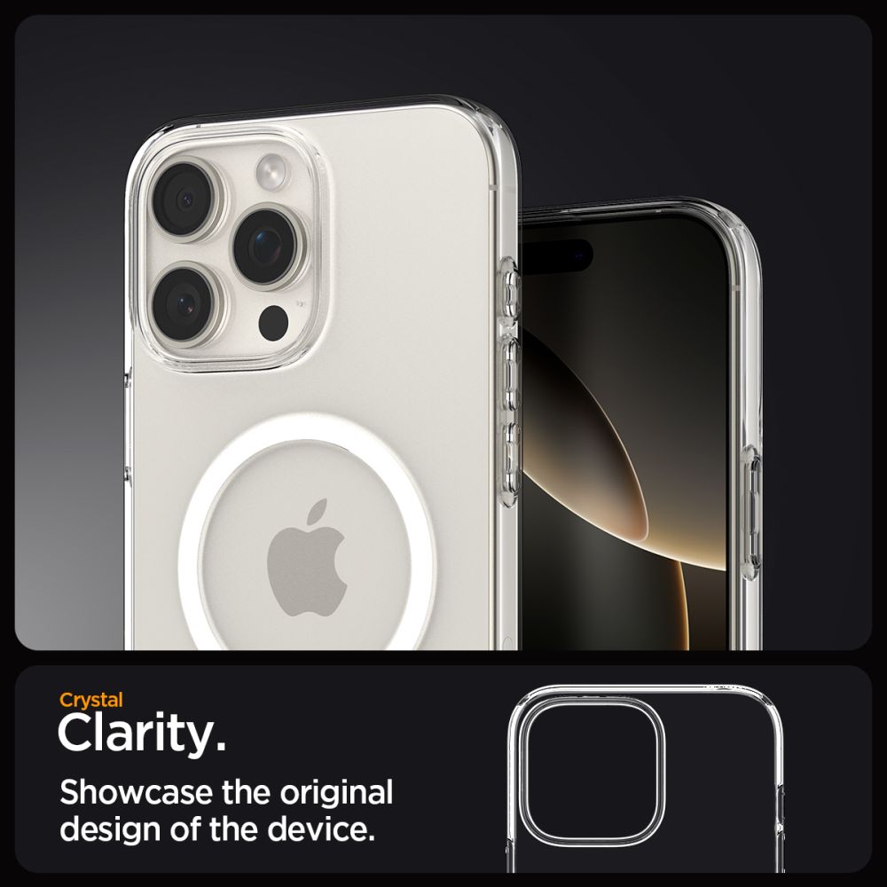 Spigen Liquid Crystal Mag Magsafe iPhone 16 Pro Max Clear - phone case - alternate view 9 | Mobilrise