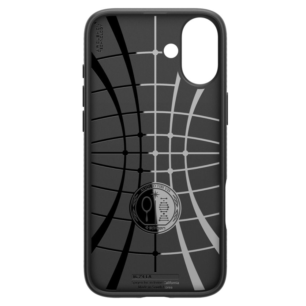 Spigen Liquid Air iPhone 16 Matte Black - phone case - alternate view 4 | Mobilrise