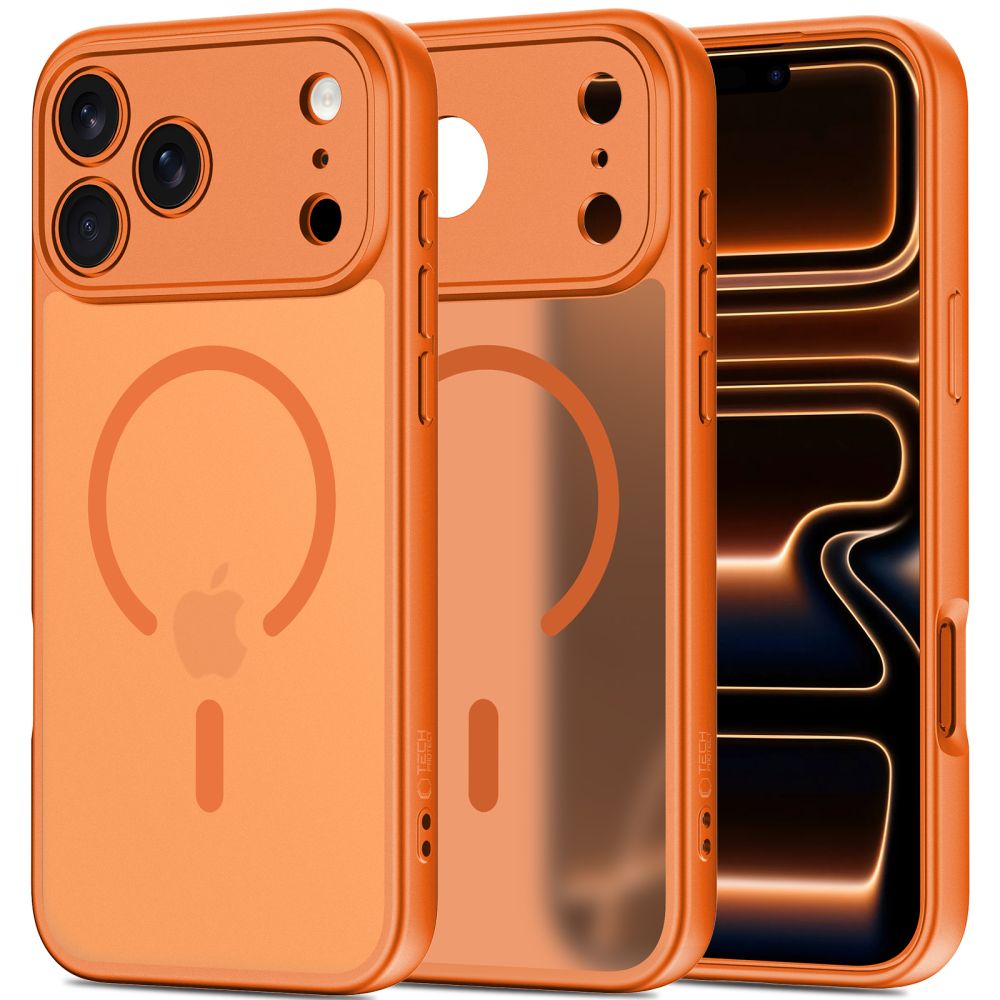 Tech-Protect BasicMag MagSafe für iPhone 17 Pro Max – Matte Cosmic Orange
