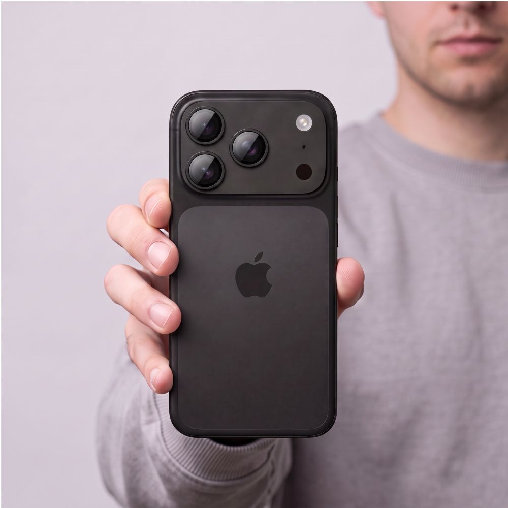 Tech-Protect Camfull Fit+ iPhone 18 Pro Black - camera lens protector - alternate view 7 | Mobilrise