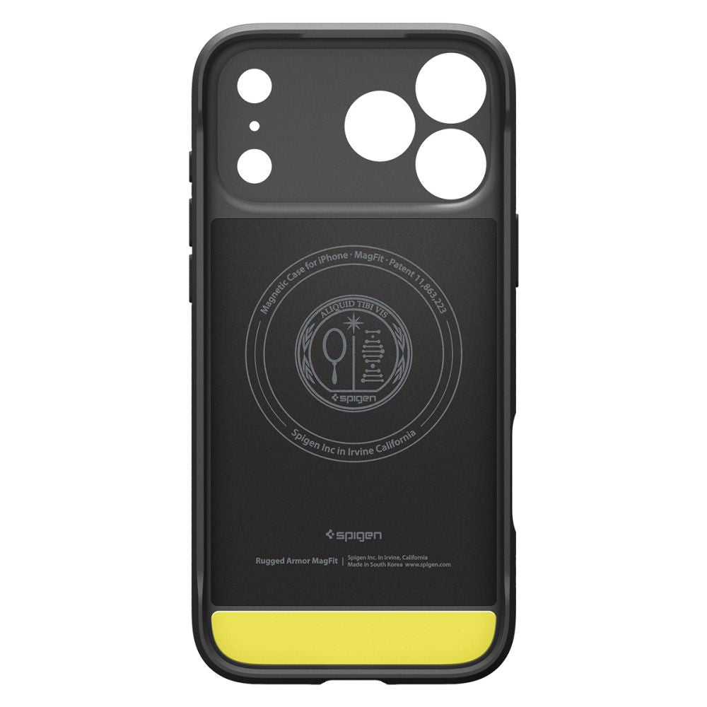 Spigen Rugged Armor Mag Magsafe iPhone 17 Pro / 18 Pro Matte Black - phone case - alternate view 3 | Mobilrise