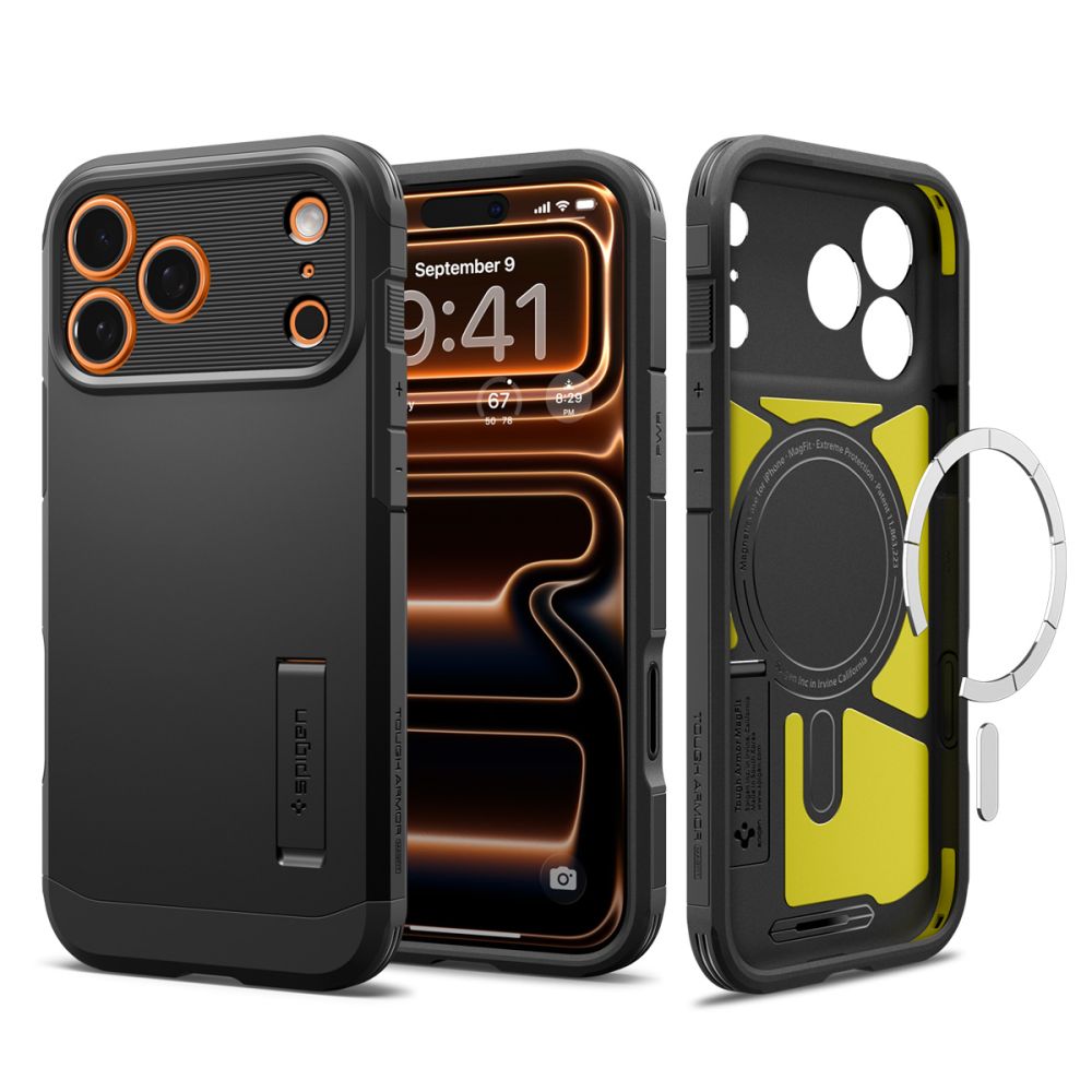 Spigen Tough Armor 'T' Mag Magsafe iPhone 17 Pro Max Noir