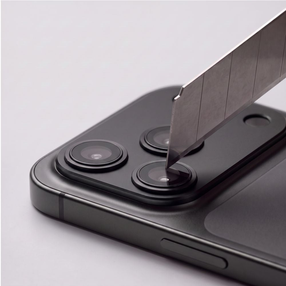 Tech-Protect Camfull Fit+ iPhone 18 Pro Max Black - camera lens protector - alternate view 8 | Mobilrise
