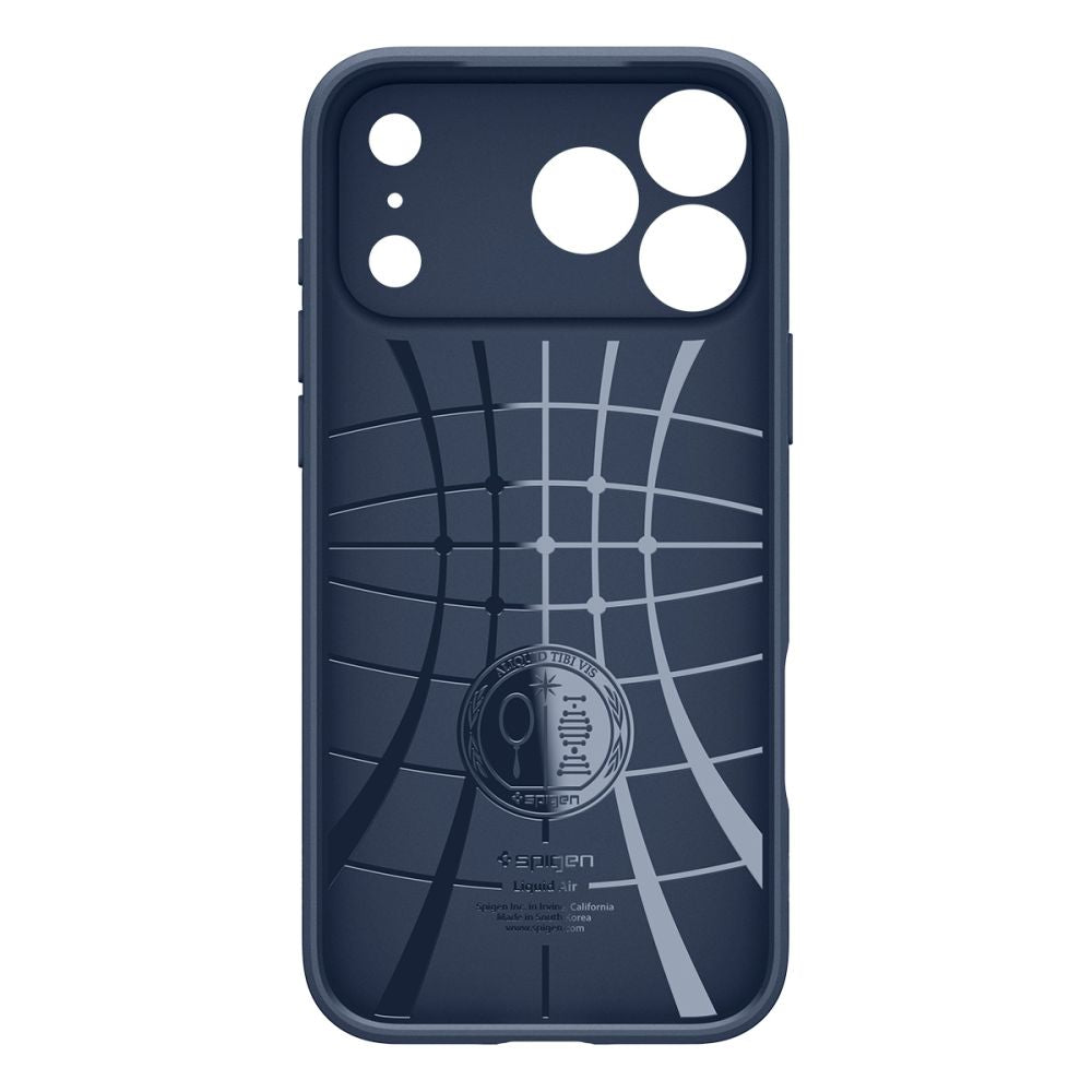 Spigen Liquid Air iPhone 17 Pro Max / 18 Pro Max Navy Blue - phone case - alternate view 3 | Mobilrise