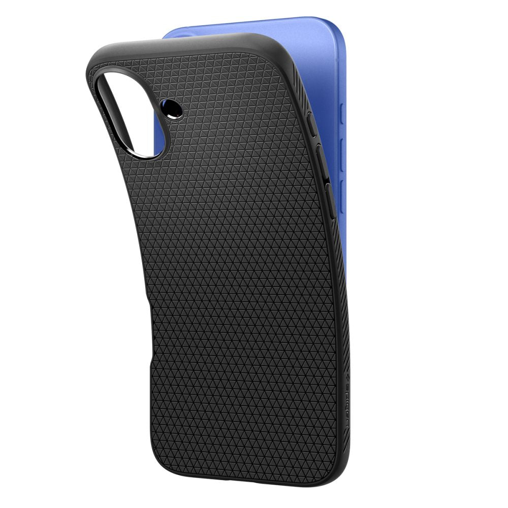 Spigen Liquid Air iPhone 16 Matte Black - phone case - alternate view 6 | Mobilrise
