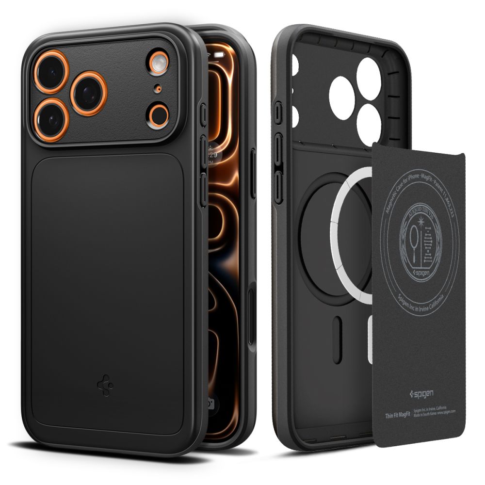 Spigen Thin Fit Mag Magsafe iPhone 17 Pro Max / 18 Pro Max Black - phone case - alternate view 9 | Mobilrise