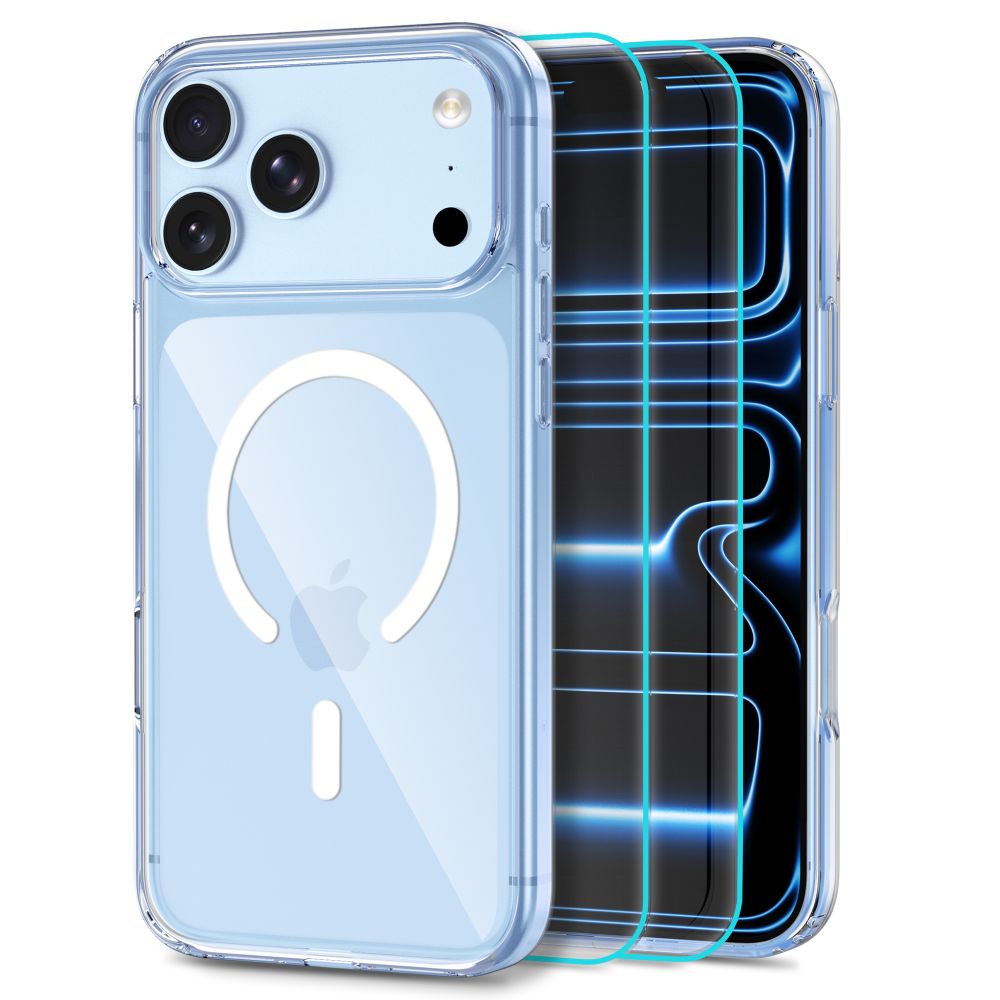 Tech-Protect Flexair Hybrid Magsafe + Glass 2-Pack iPhone 17 Pro Max / 18 Pro Max Clear - phone case | Mobilrise