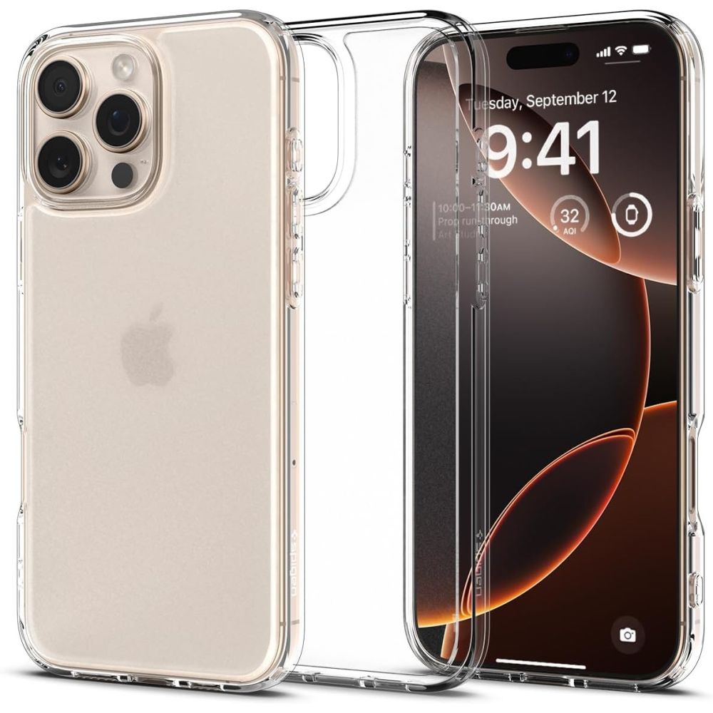 Spigen Ultra Hybrid per iPhone 16 Pro Max - Brina Trasparente