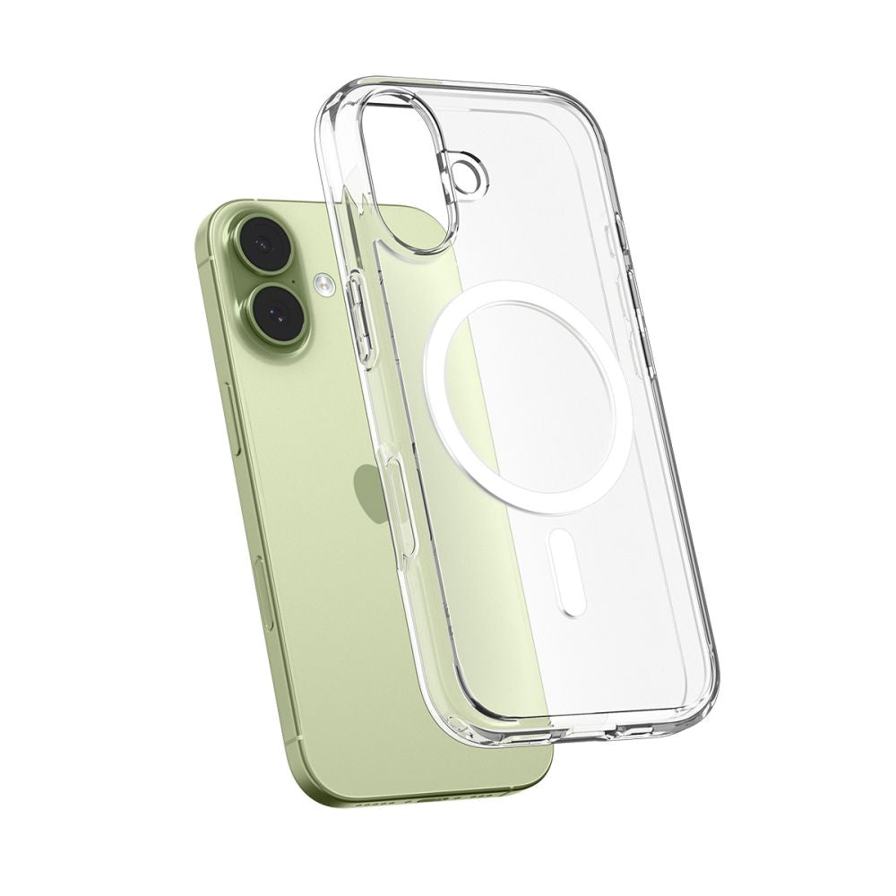 Spigen Ultra Hybrid Mag Magsafe iPhone 17 Clear/White - phone case - alternate view 5 | Mobilrise