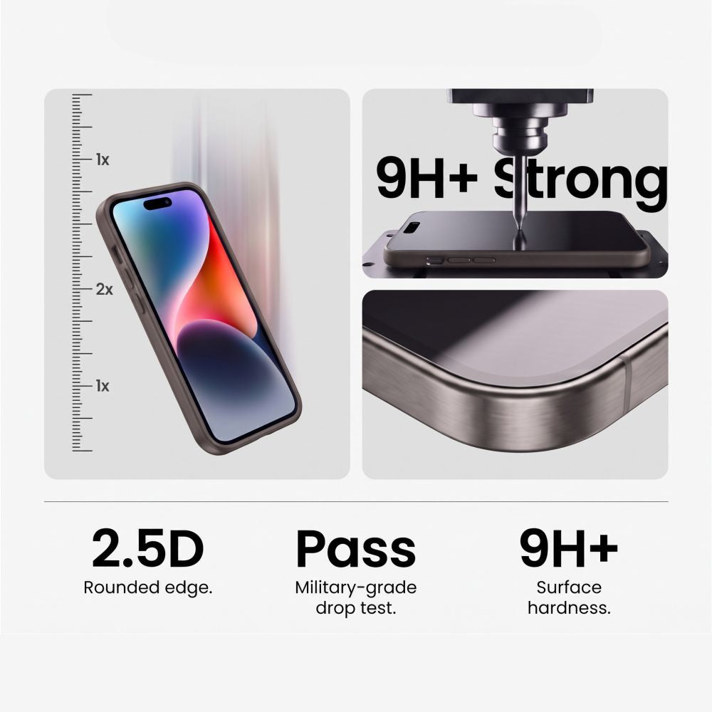 Tech-Protect Glass Fit+ 2-Pack iPhone 16 Pro Max / 17 Pro Max / 18 Pro Max Clear - alternate view 3 | Mobilrise
