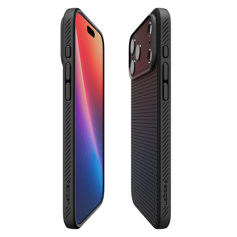 Spigen Liquid Air iPhone 17 Pro / 18 Pro Matte Black - phone case - alternate view 7 | Mobilrise