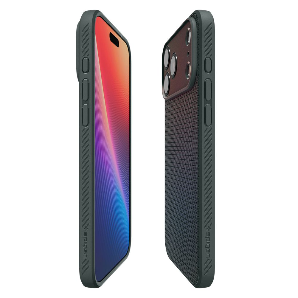 Spigen Liquid Air iPhone 17 Pro Max / 18 Pro Max Abyss Green - phone case - alternate view 7 | Mobilrise