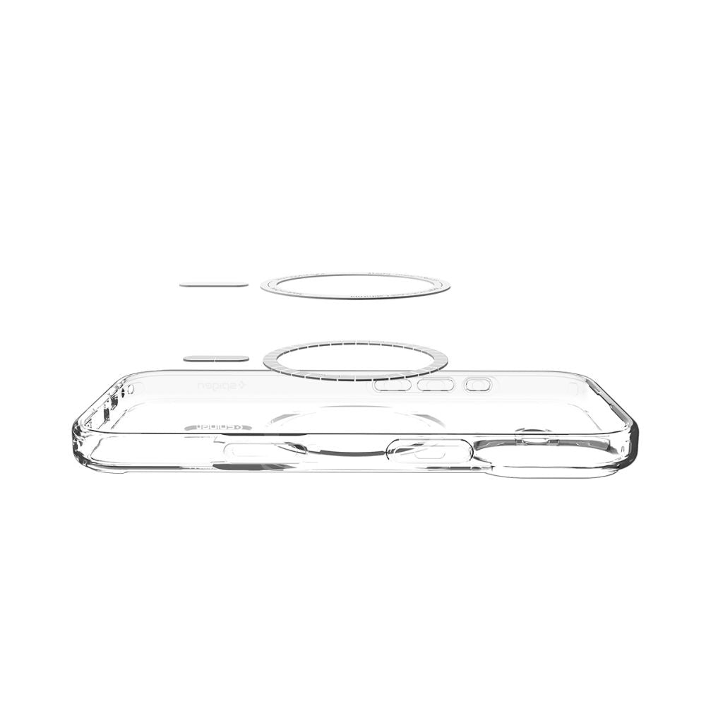 Spigen Ultra Hybrid Mag Magsafe iPhone 17 Clear/White - phone case - alternate view 7 | Mobilrise