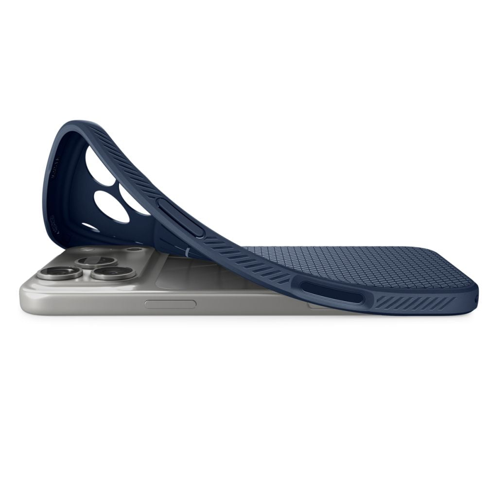 Spigen Liquid Air iPhone 17 Pro Max / 18 Pro Max Navy Blue - phone case - alternate view 8 | Mobilrise