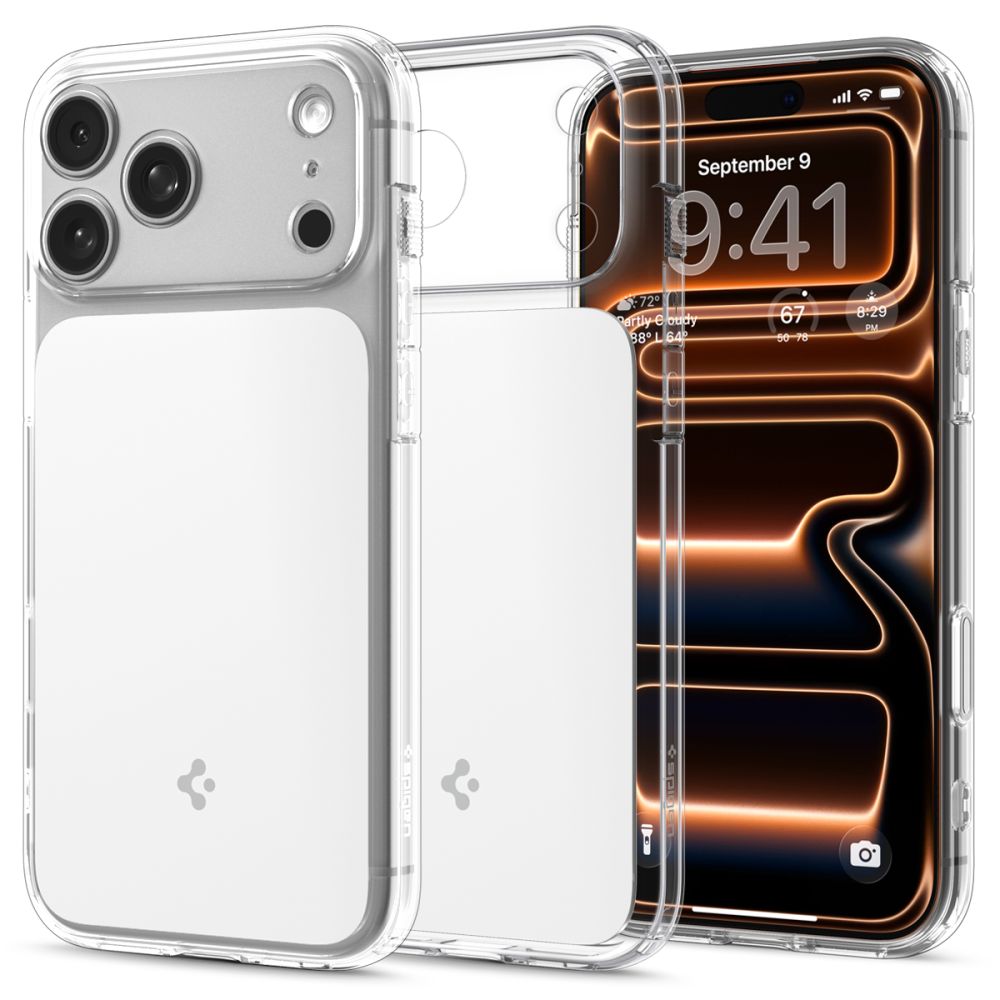 Spigen Ultra Hybrid 'T' Mag Magsafe iPhone 17 Pro Max Blanc Brillant