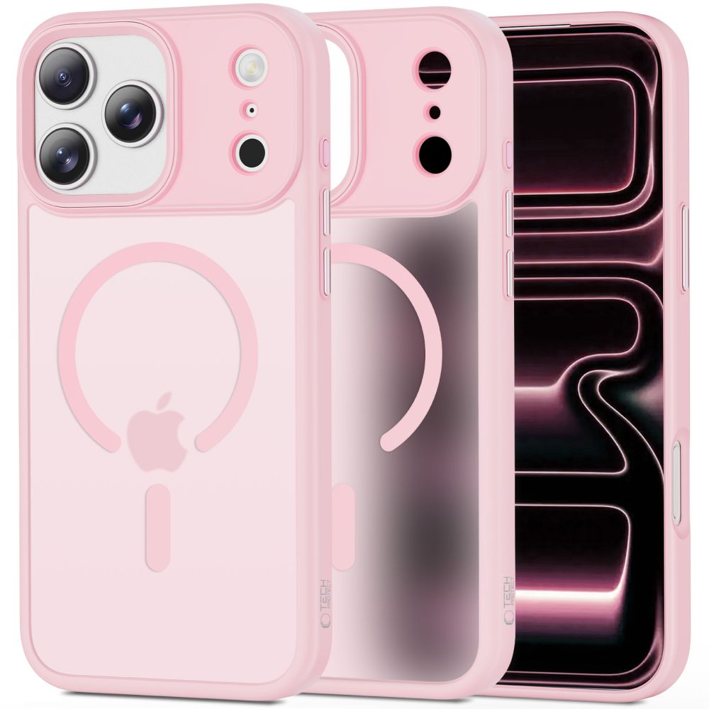 Tech-Protect MagMat MagSafe für iPhone 17 Pro – Matte Pink