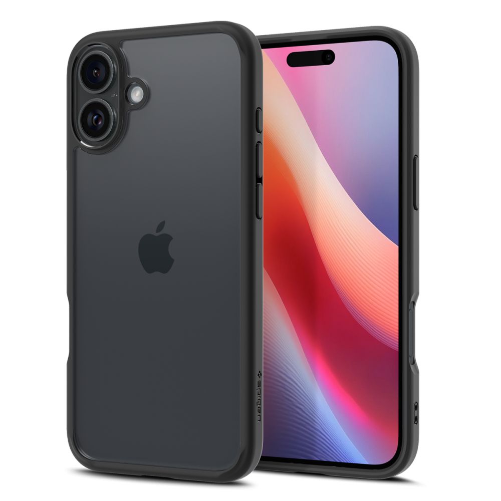 Spigen Ultra Hybrid iPhone 16 Matte Black - phone case - alternate view 2 | Mobilrise