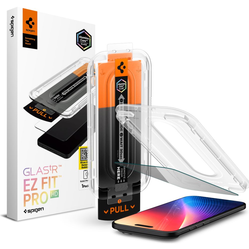 Spigen Glas.tR EZ Fit Pro Privacy Panzerglas-Displayschutz für iPhone Air – Privacy