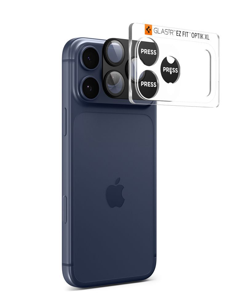 Spigen Optik Pro XL "EZ Fit" Camera Protector iPhone 17 Pro Max Black - alternate view 2 | Mobilrise
