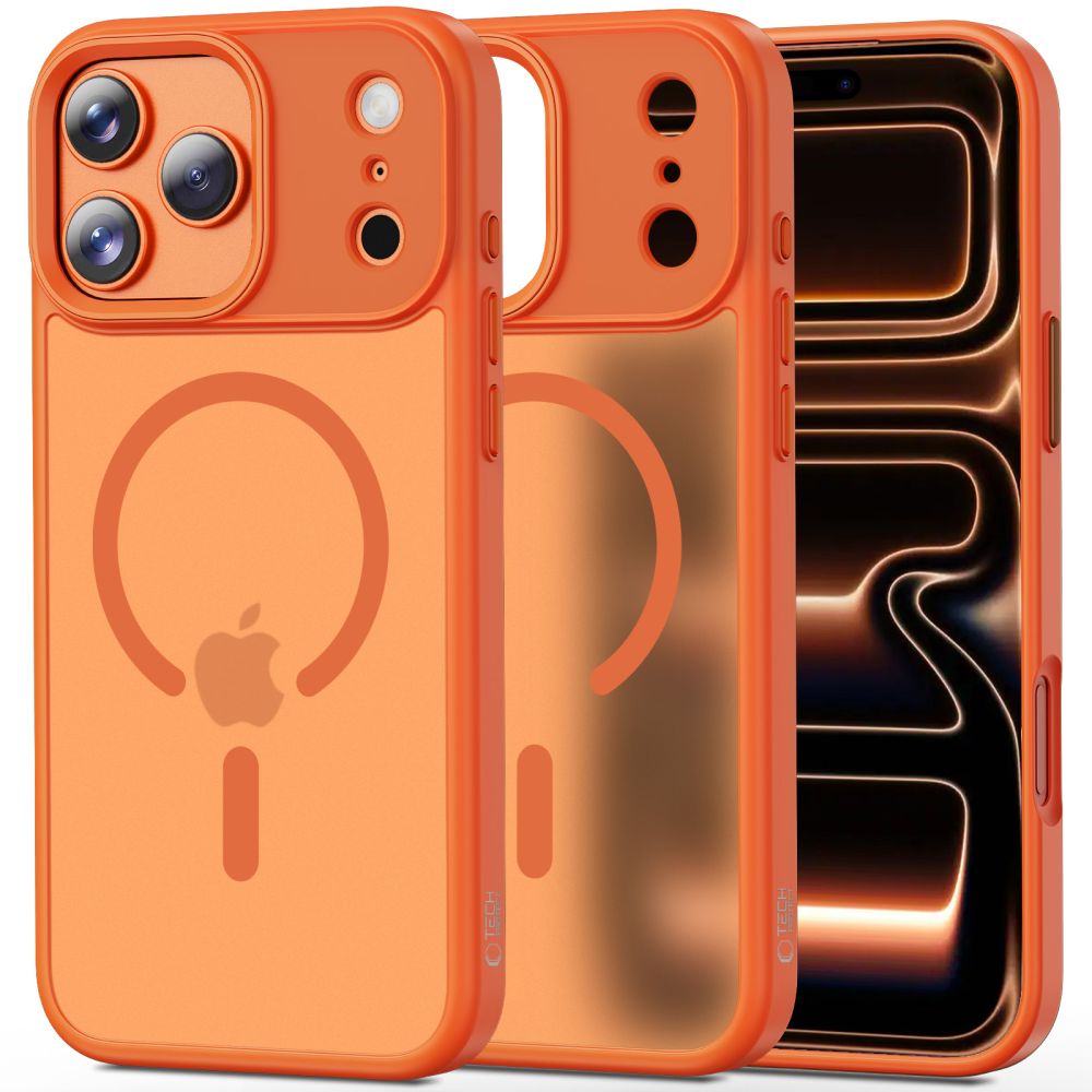 Tech-Protect MagMat MagSafe für iPhone 17 Pro Max – Matte Cosmic Orange