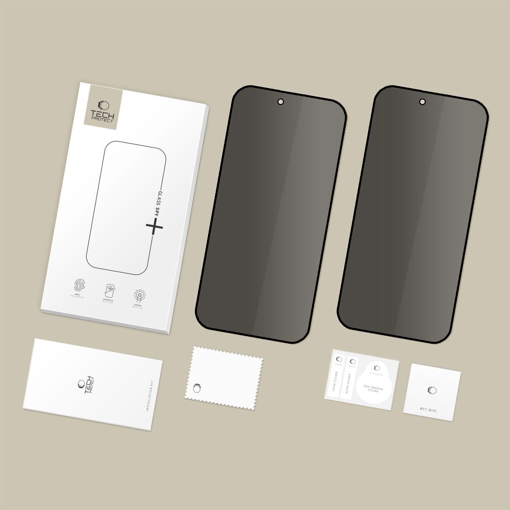Tech-Protect Glass Spy+ 2-Pack iPhone Air Privacy - alternate view 2 | Mobilrise