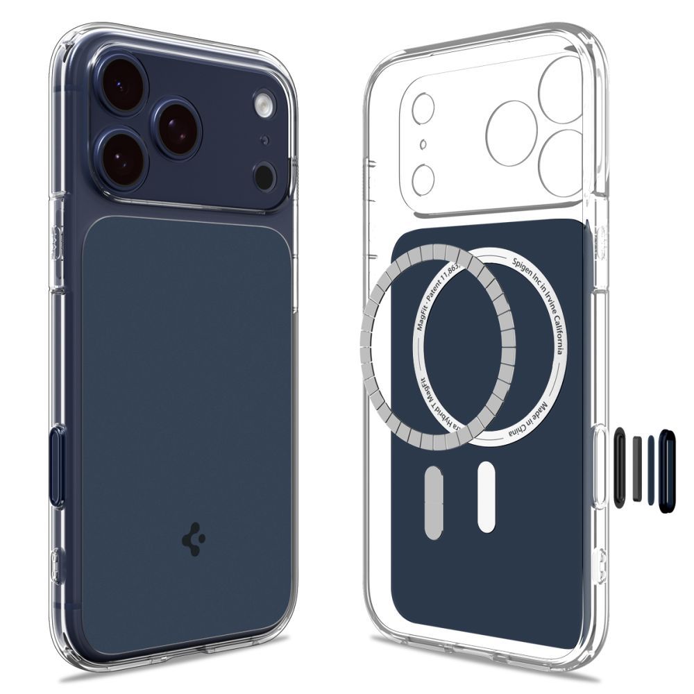 Spigen Ultra Hybrid 'T' Mag Magsafe iPhone 17 Pro / 18 Pro Matte Blue - phone case - alternate view 2 | Mobilrise