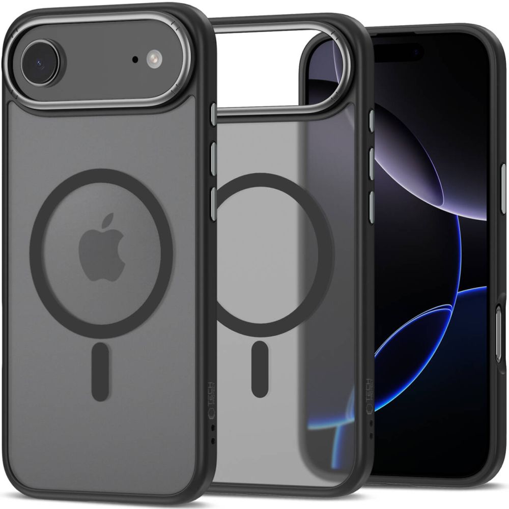 Tech-Protect MagEdge MagSafe per iPhone Air - Nero Opaco/Gunmetal