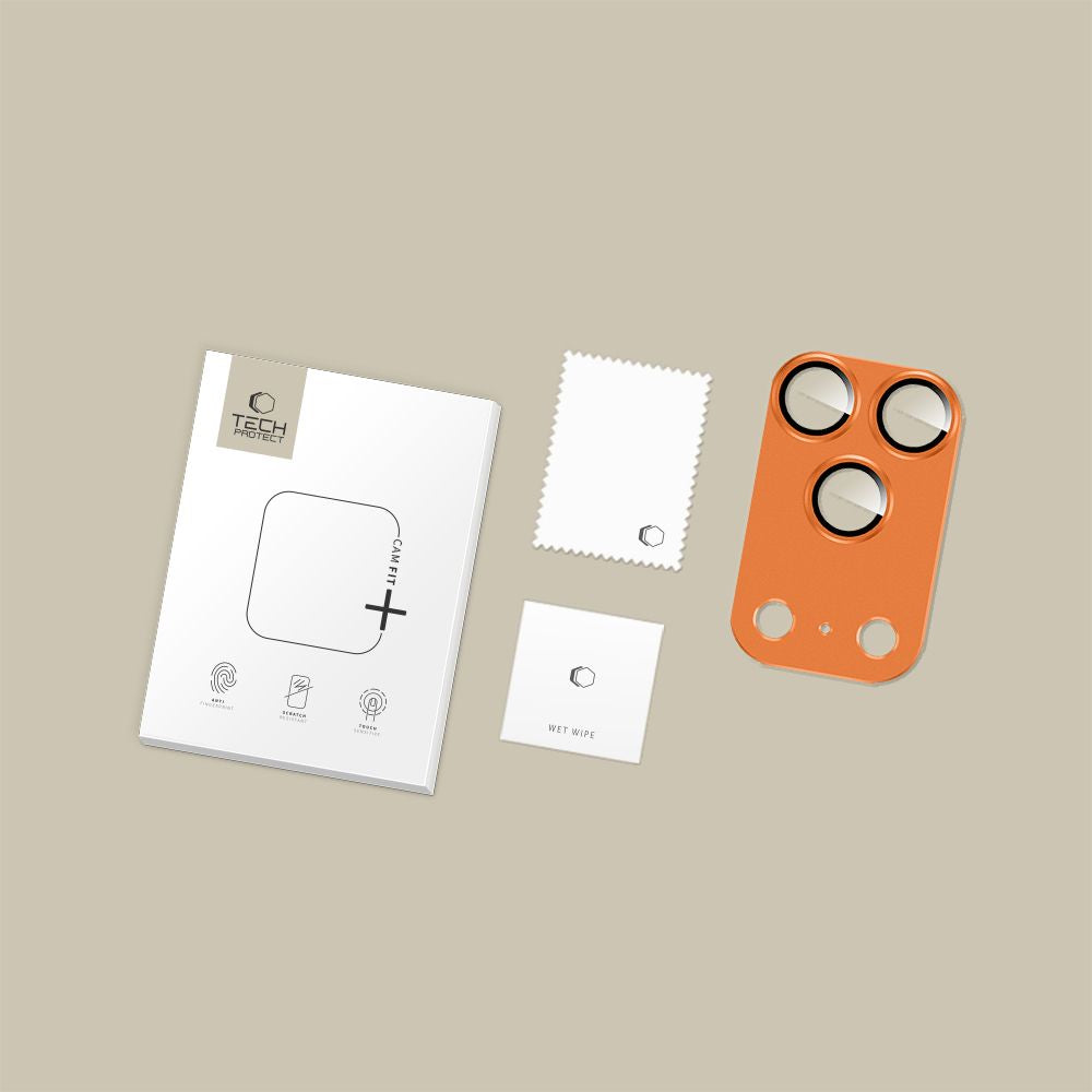 Camera Cover Tech-Protect Camfull Fit+ iPhone 17 Pro Cosmic Orange - camera lens protector - alternate view 2 | Mobilrise