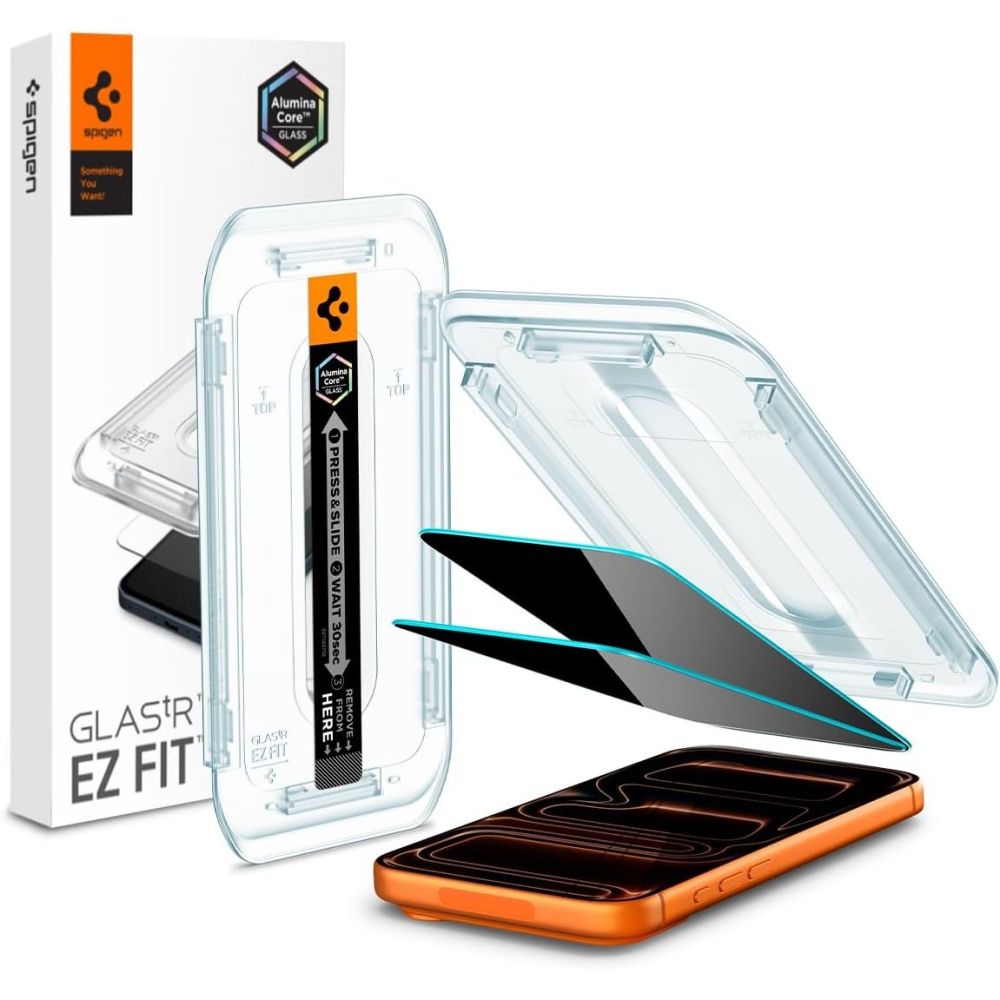 Spigen Glas.Tr 2er-Pack für iPhone 16 Pro Max / 17 Pro Max – Privacy