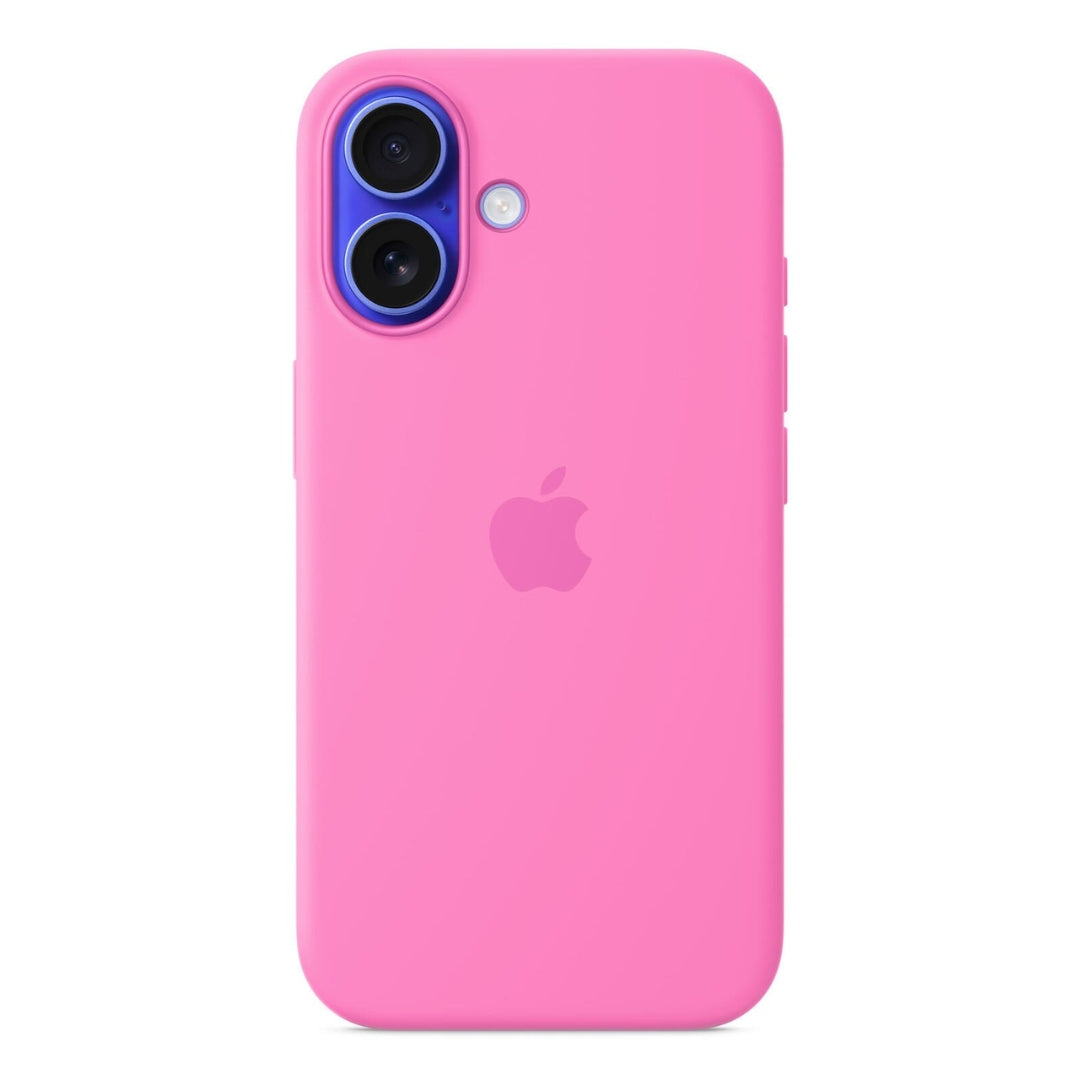 Coque en silicone MagSafe pour iPhone 16 d’Apple – Pivoine