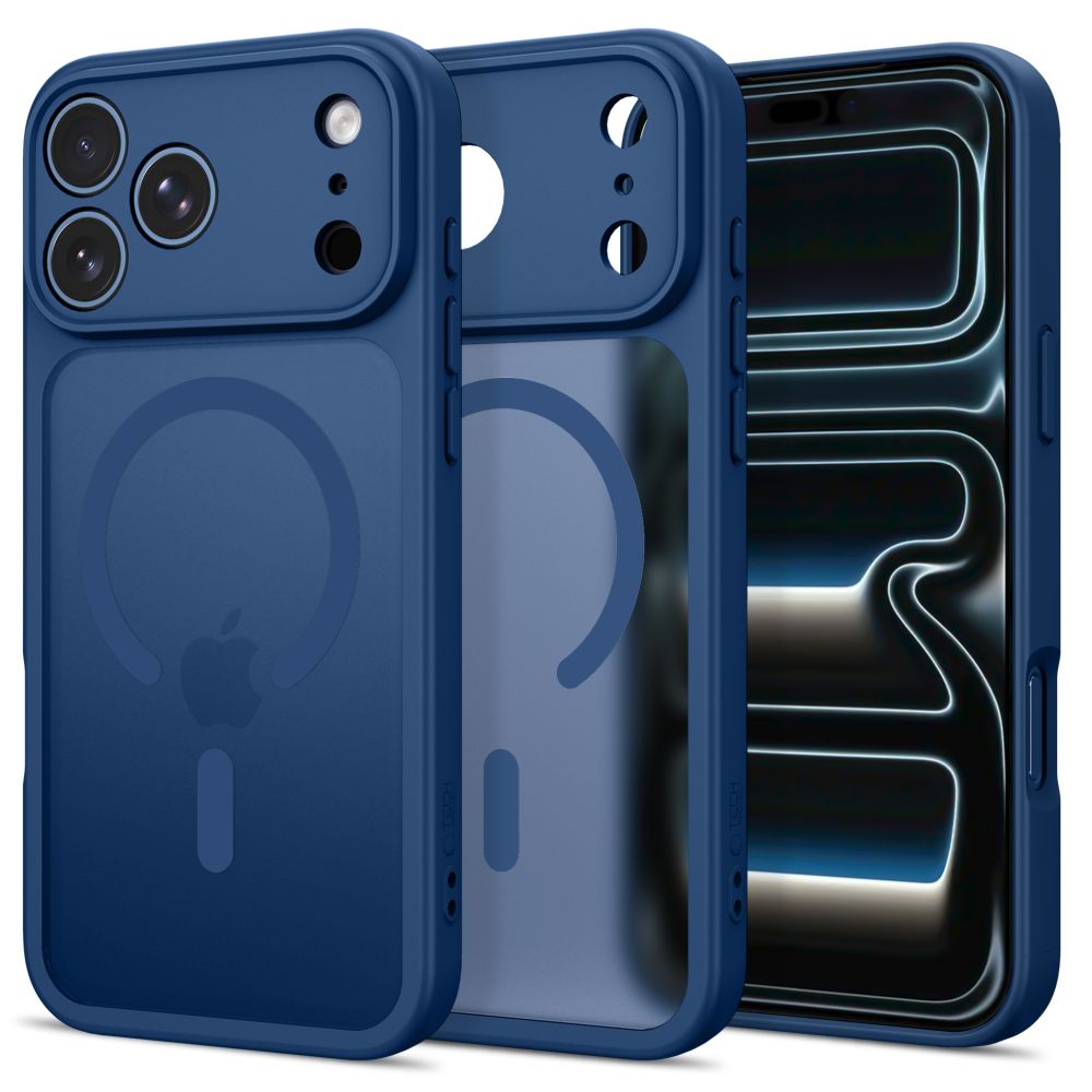 Tech-Protect Basicmag Magsafe iPhone 17 Pro Max / 18 Pro Max Matte Deep Blue - phone case | Mobilrise