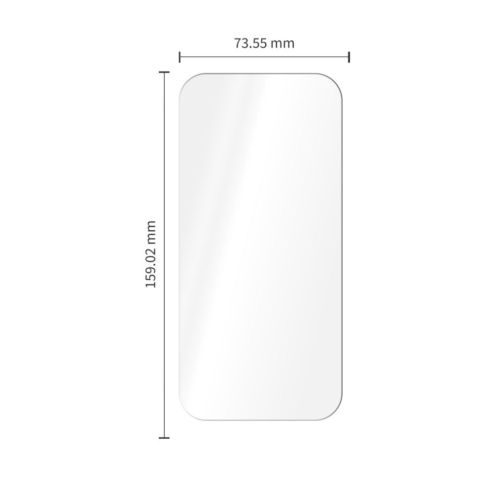 Tech-Protect Easy Set+ 3-Pack iPhone 17 Pro Max / 18 Pro Max Clear - tempered glass screen protector - alternate view 2 | Mobilrise