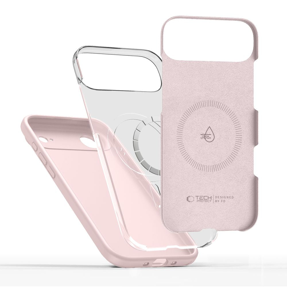 Tech-Protect Silicone Magsafe iPhone Air Pink Pearl - phone case - alternate view 2 | Mobilrise