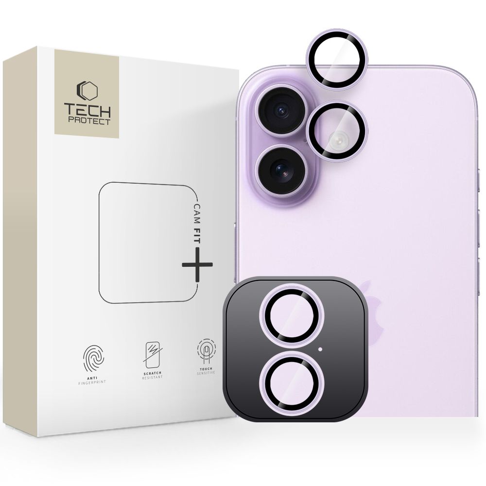 Tech-Protect Camring Fit+ iPhone 16 / 16 Plus / 17 Lavande