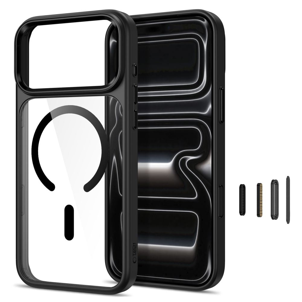 Tech-Protect Magmat Magsafe Cc iPhone 17 Pro Max / 18 Pro Max Black/Clear - phone case - alternate view 3 | Mobilrise