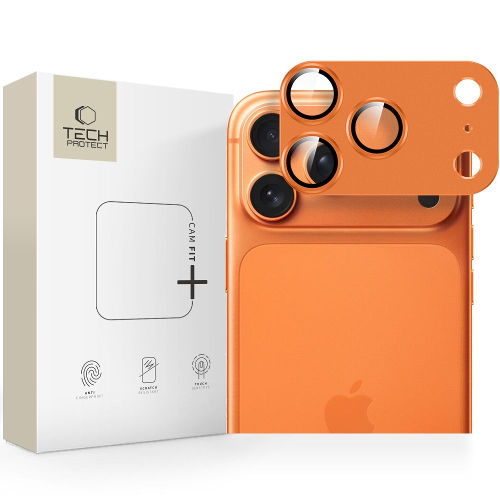 Camera Cover Tech-Protect Camfull Fit+ Iphone 17 Pro Cosmic Orange