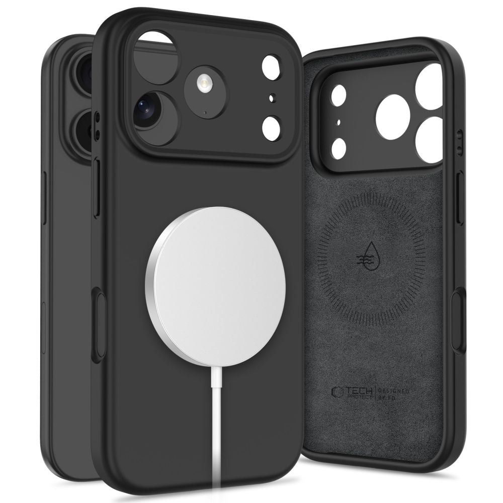 Tech-Protect Silicone Magsafe iPhone 17 Pro Max Noir