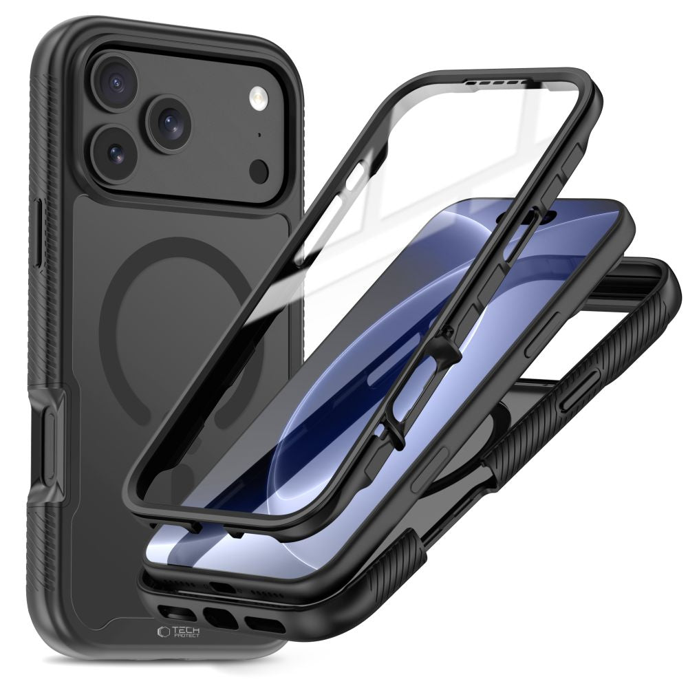 Tech-Protect Defense Magsafe iPhone 17 Pro Max / 18 Pro Max Matte Black - phone case | Mobilrise