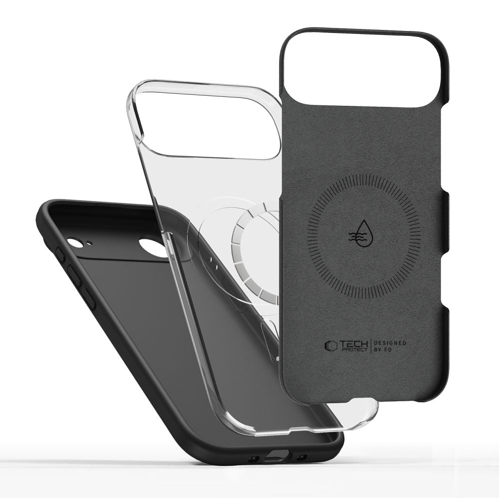 Tech-Protect Silicone Magsafe iPhone Air Black - phone case - alternate view 2 | Mobilrise