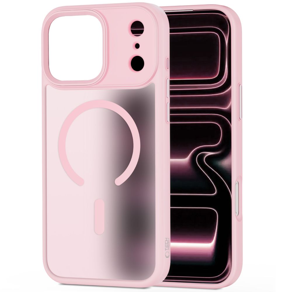Tech-Protect Magmat Magsafe iPhone 17 Pro Max / 18 Pro Max Matte Pink - phone case - alternate view 2 | Mobilrise
