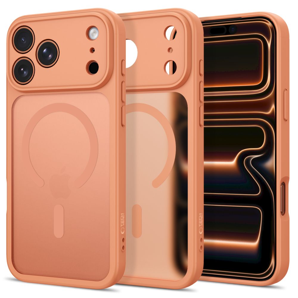 Tech-Protect Basicmag Magsafe iPhone 17 Pro / 18 Pro Matte Cosmic Orange - phone case | Mobilrise