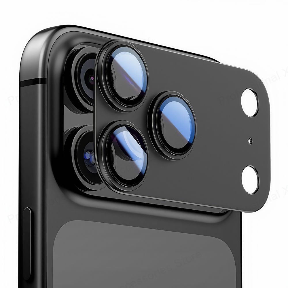 Camera Cover Tech-Protect Camfull Fit+ iPhone 17 Pro Max Deep Blue - camera lens protector - alternate view 3 | Mobilrise