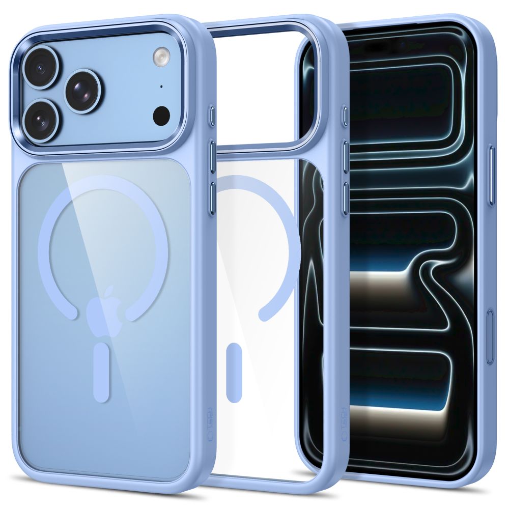 Tech-Protect Magmat Magsafe Cc iPhone 17 Pro Max / 18 Pro Max Light Blue/Clear - phone case | Mobilrise