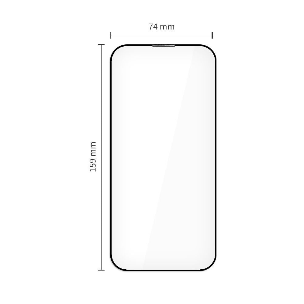 Tempered Glass Tech-Protect Quick Set+ 2-Pack iPhone 17 Pro Max Black - alternate view 2 | Mobilrise