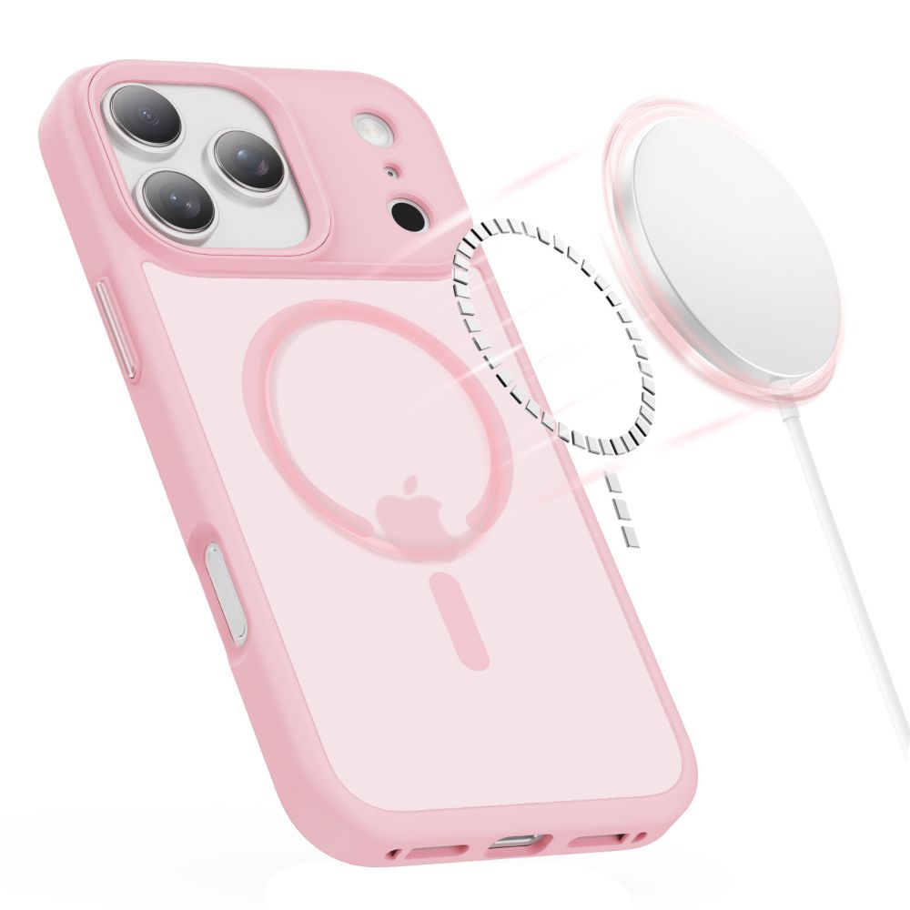 Tech-Protect Magmat Magsafe iPhone 17 Pro Max / 18 Pro Max Matte Pink - phone case - alternate view 3 | Mobilrise