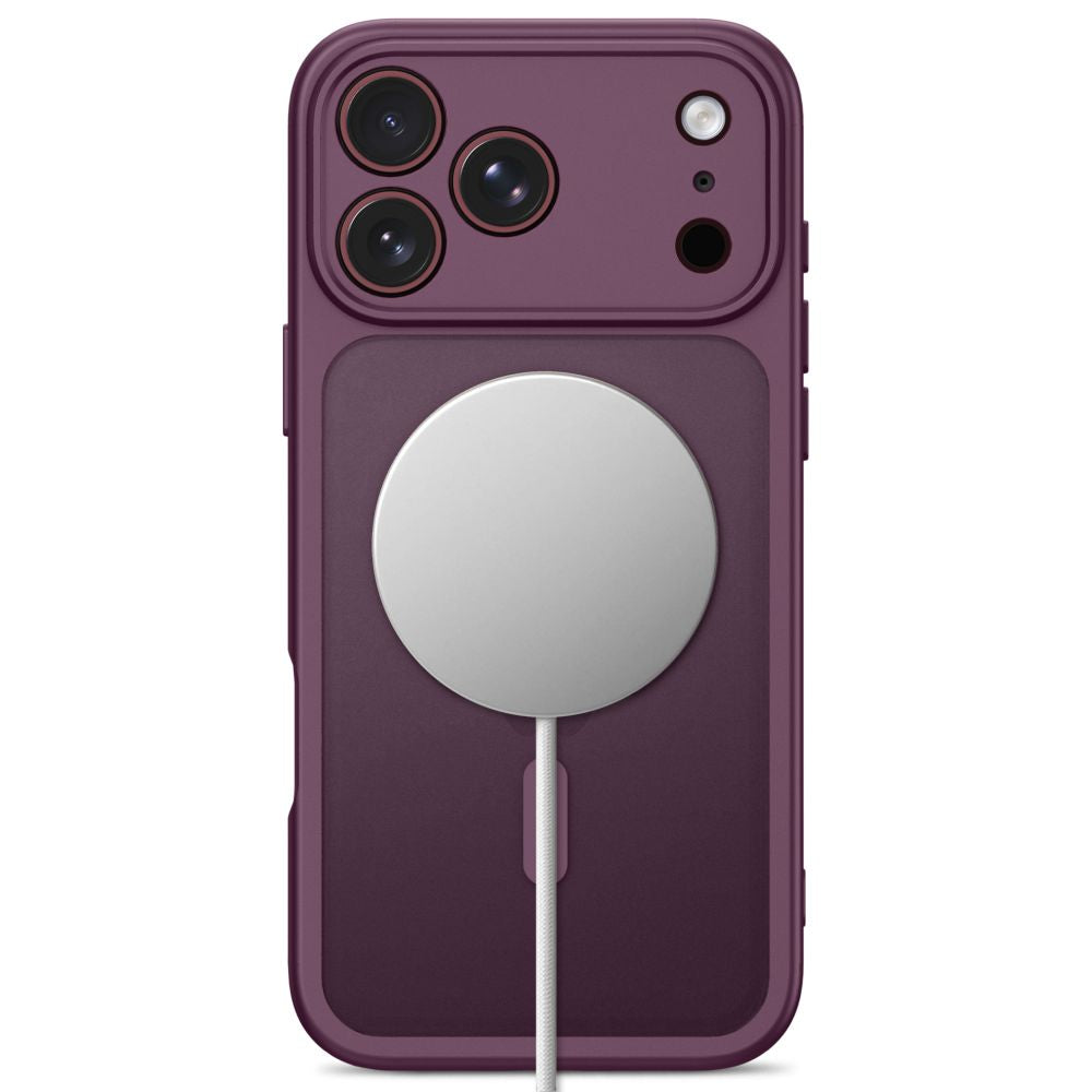 Tech-Protect Basicmag Magsafe iPhone 17 Pro / 18 Pro Matte Dark Cherry - phone case - alternate view 3 | Mobilrise
