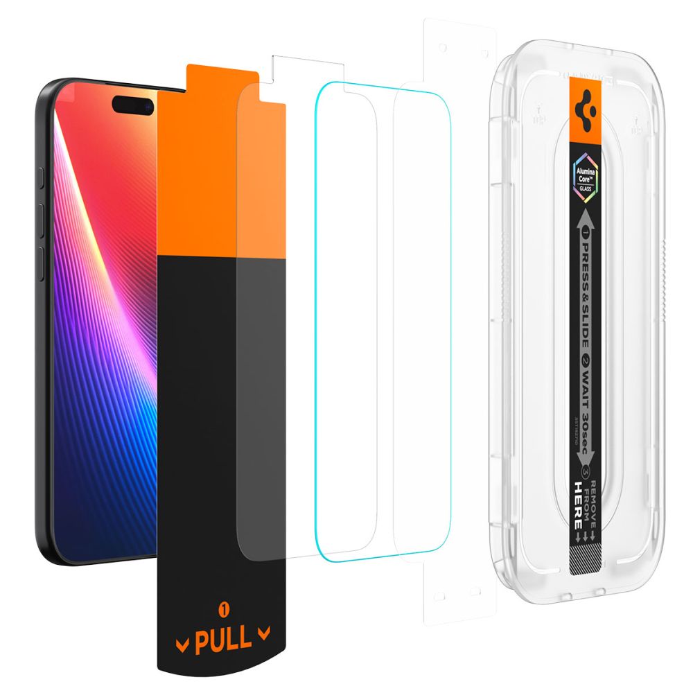 Spigen Glas.tR EZ Fit Pro Privacy Tempered Glass Screen Protector for iPhone Air - Privacy - alternate view 3 | Mobilrise