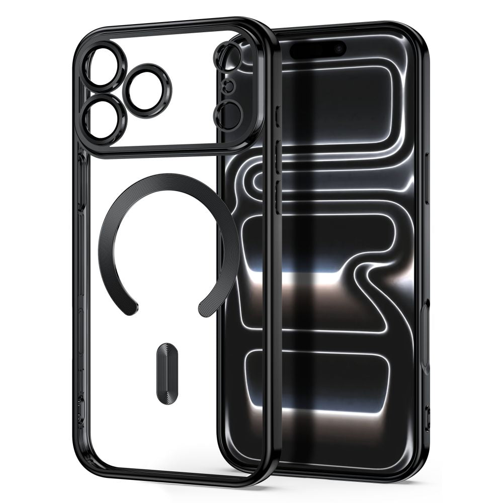 Tech-Protect Magflex Magsafe iPhone 17 Pro Max / 18 Pro Max Shiny Black - phone case - alternate view 3 | Mobilrise